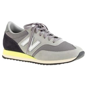 New Balance x Jcrew gray sneakers